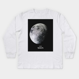 to the moon Kids Long Sleeve T-Shirt